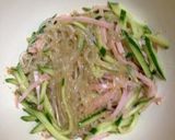 きゅうり・ハムで☆春雨サラダごま風味作り方7写真