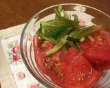 簡単♡トマトとワカメの和え物作り方5写真