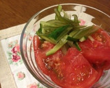 簡単♡トマトとワカメの和え物作り方5写真