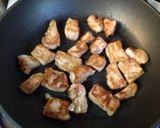 大戸屋風 揚げない酢豚黒酢あん作り方7写真