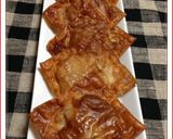 ヤンコンひげ入りバーグ春巻皮サンド揚げ作り方10写真