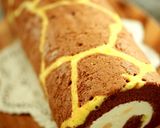 米粉入りロールケーキ～寅年Ｖｅｒ.～作り方17写真