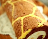ノンバター☆ホワイトショコラロールケーキ作り方20写真