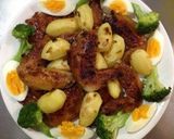 手羽先とじゃが芋の醤油麹焼き作り方5写真