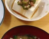 夏にピッタリ♡梅とオクラの冷や奴作り方3写真