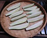 ✿干し揚げナスの梅シソ酢和え✿作り方1写真