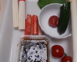 梅干し・もずく入りぶっかけソーメン作り方1写真