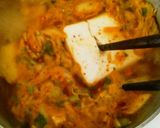 簡単☆純豆腐(スンドゥブ)風辛ラーメン作り方3写真