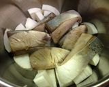 シュガーカットと醤油麹でブリ大根作り方6写真