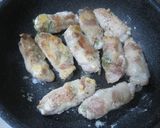 にんにくの芽の甘辛肉巻き作り方3写真