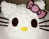 キティーちゃん キャラクター ケーキ作り方7写真