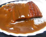 手抜き？うなぎ・カレー丼作り方5写真