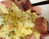 簡単美味☆スパムニラ玉チャーハン作り方5写真