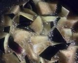 簡単、茄子と鶏肉丼作り方4写真