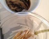 長芋ときのこのわさび醤油和え作り方1写真