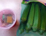 夏野菜！オクラの納豆サンド♪作り方1写真