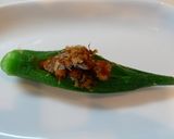 夏野菜！オクラの納豆サンド♪作り方4写真
