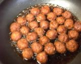 お麩でふわふわ肉団子の甘酢餡作り方6写真