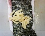 お弁当にもOK☆豚肉ののりチーズロール作り方2写真