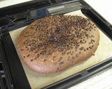 イーストでキャロブ×黒胡麻チョコケーキ作り方7写真