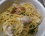 アサリの酒蒸し風和風パスタ作り方8写真