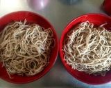 なめこのぶっかけ蕎麦作り方4写真