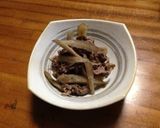 ごぼうと牛肉の煮物作り方4写真