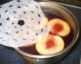 桃の赤ワイン煮（コンポート）作り方2写真