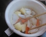 牛すじでクリームシチュー作り方3写真