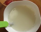豆乳ゼリー～ももジュレがけ作り方2写真