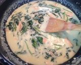 ほうれん草とサーモンのクリームパスタ作り方8写真