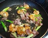 エビとアスパラガスのソテー作り方6写真