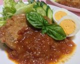 ✿洋食屋さん風♡トマトポークチャップ✿作り方6写真