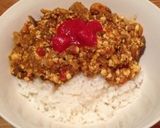 カレー麻婆丼作り方7写真