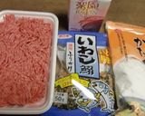 夏！いわしのふりかけ入り簡単やきつくね♬作り方1写真