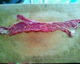 牛バラ肉で簡単ジューシー牛革作り方1写真