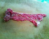 牛バラ肉で簡単ジューシー牛革作り方2写真