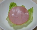 ハムチーズをレタスで☆作り方1写真