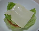 ハムチーズをレタスで☆作り方2写真