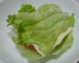 ハムチーズをレタスで☆作り方3写真
