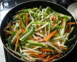野菜の皮で青椒肉絲☆エコでも旨～い作り方2写真