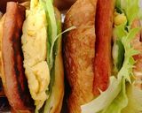 スパムと卵のクロワッサンサンド♫作り方6写真