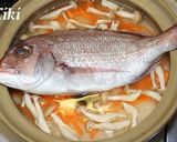 土鍋de五目鯛飯作り方3写真