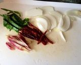 みょうがと大葉のペペロンチーノ作り方1写真