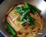 みょうがと大葉のペペロンチーノ作り方9写真