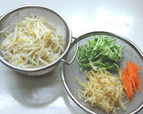 くらげともやしの中華風サラダ作り方3写真