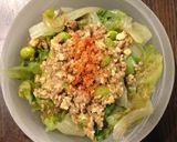 枝豆入り豆腐肉味噌そぼろ❁作り方3写真