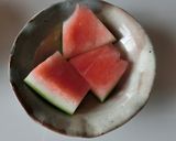 簡単 エコ スイカの皮(ピンク)醤油和え作り方3写真