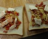 ガッツリ食べたい朝食☆濃厚なピザトースト作り方5写真