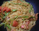 ナポリタンスパ!ホッとサラダ♡作り方7写真